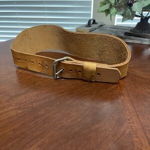 VINTAGE Weight Lifting Belt Leather